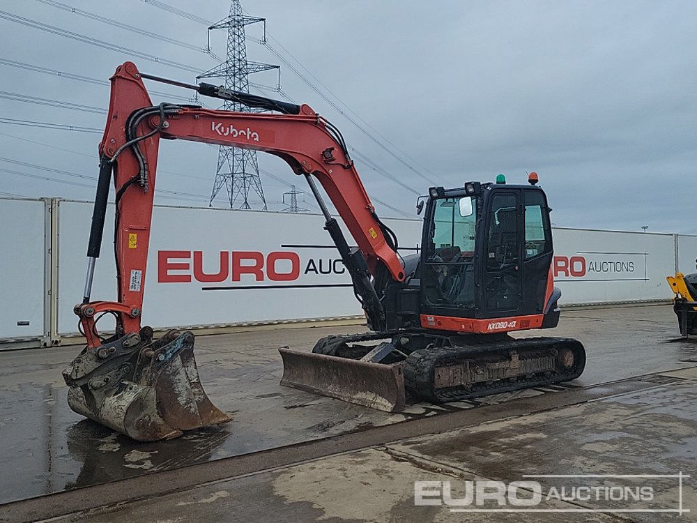2019 Kubota KX080-4A - Міні-екскаватор: фото 1 2019 Kubota KX080-4A - Міні-екскаватор: фото 1