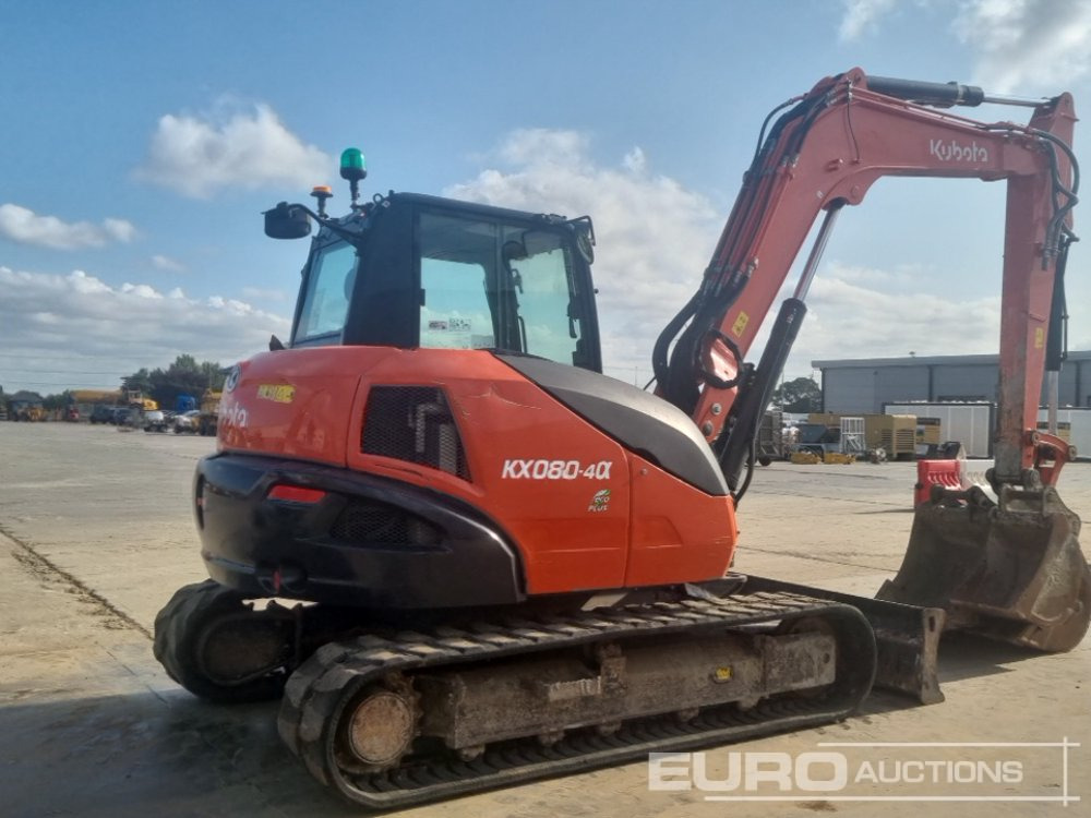 2019 Kubota KX080-4A - Міні-екскаватор: фото 5 2019 Kubota KX080-4A - Міні-екскаватор: фото 5