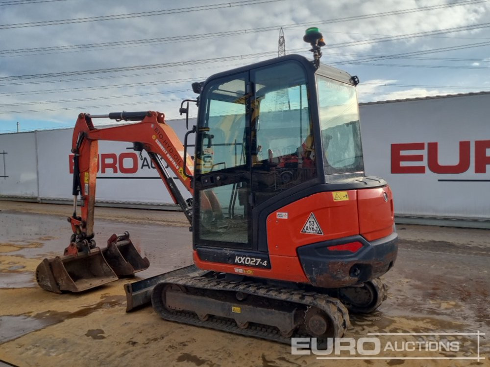 2020 Kubota KX027-4 - Міні-екскаватор: фото 3 2020 Kubota KX027-4 - Міні-екскаватор: фото 3