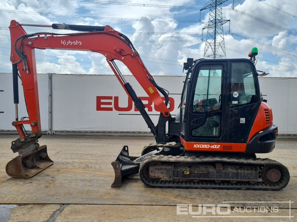 2020 Kubota KX080-4A2 - Міні-екскаватор: фото 2 2020 Kubota KX080-4A2 - Міні-екскаватор: фото 2