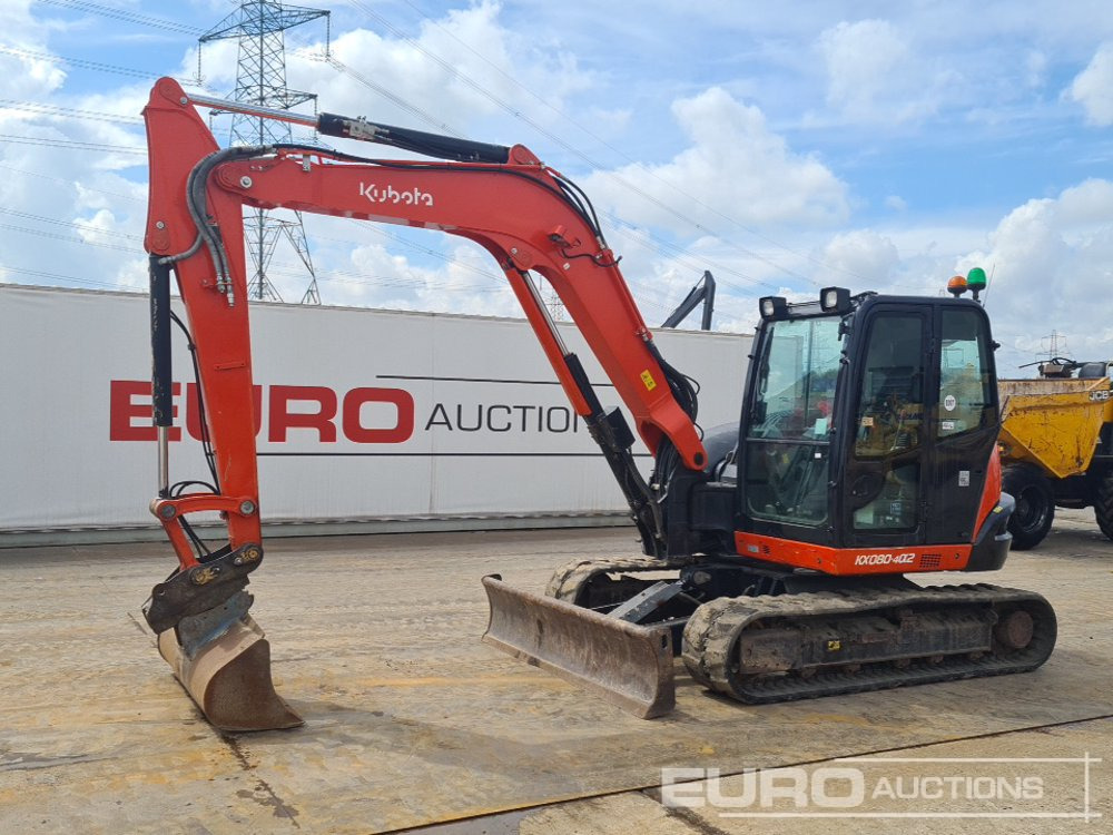 2020 Kubota KX080-4A2 - Міні-екскаватор: фото 1 2020 Kubota KX080-4A2 - Міні-екскаватор: фото 1