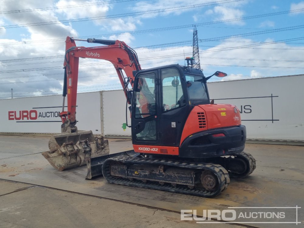 2020 Kubota KX080-4A2 - Міні-екскаватор: фото 3 2020 Kubota KX080-4A2 - Міні-екскаватор: фото 3