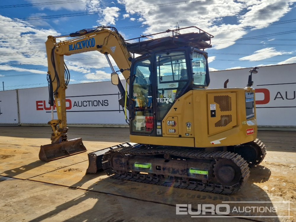 2021 CAT 308CR - Міні-екскаватор: фото 3 2021 CAT 308CR - Міні-екскаватор: фото 3