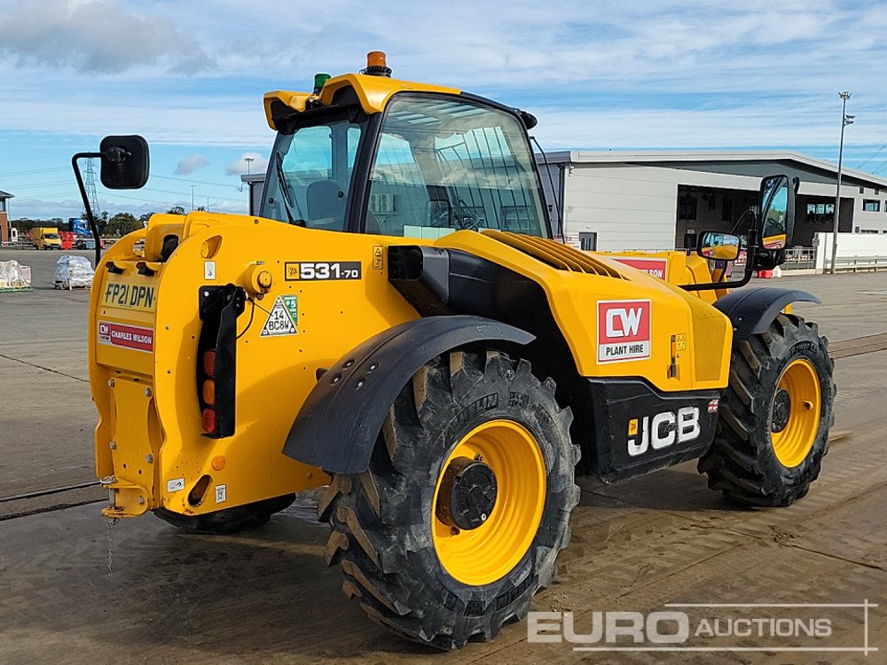 2021 JCB 531-70 - Навантажувач телескопічний: фото 5 2021 JCB 531-70 - Навантажувач телескопічний: фото 5