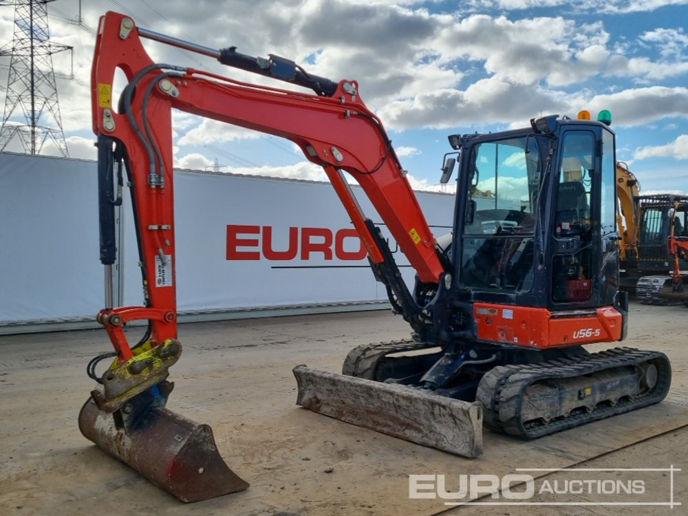 2021 Kubota U56-5 - Міні-екскаватор: фото 1 2021 Kubota U56-5 - Міні-екскаватор: фото 1