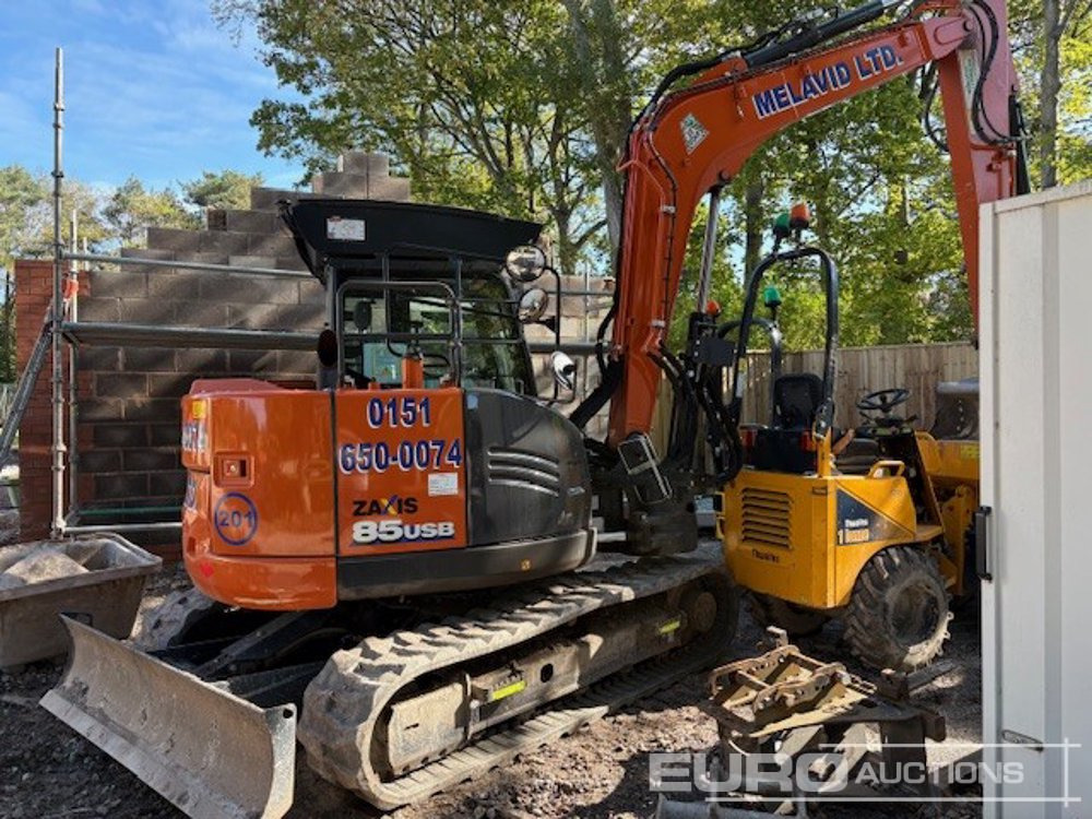 2022 Hitachi ZX85USB-6 - Міні-екскаватор: фото 2 2022 Hitachi ZX85USB-6 - Міні-екскаватор: фото 2