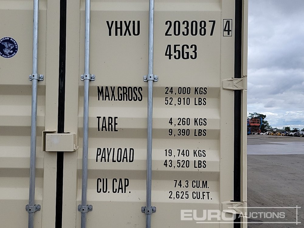 Морський контейнер 2025 40' x 8' HQ Container, 4 Side Doors, 1 End Door (Cannot Be Reconsigned): фото 9