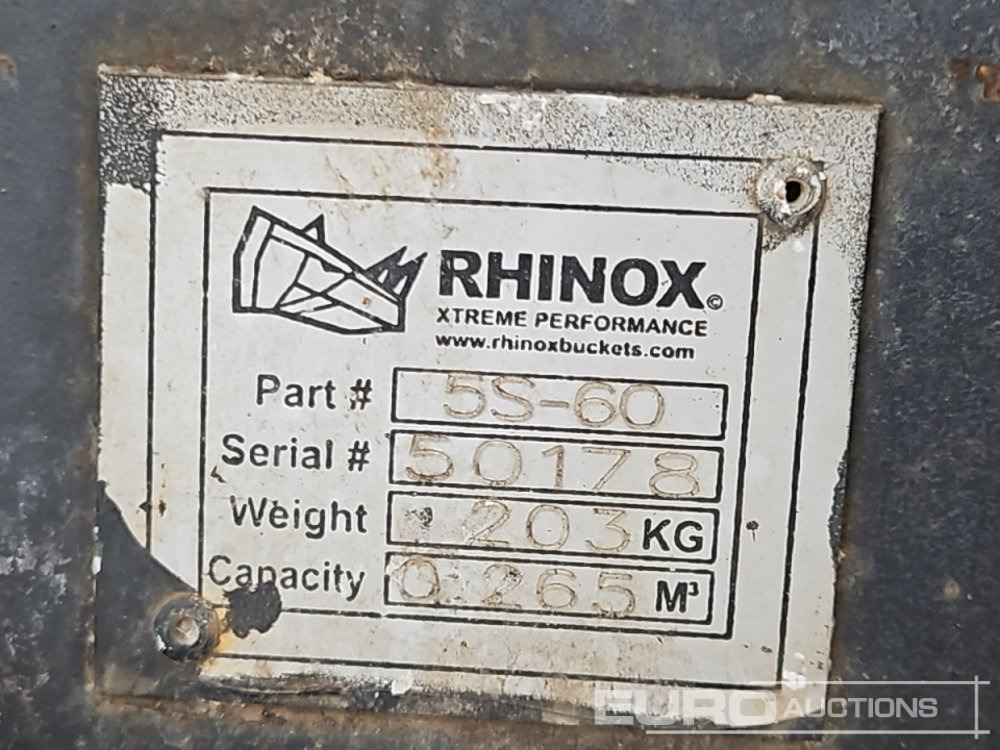 Ківш 60" Ditching, 32", 12", 12" Digging Bucket 40-45 Pin to suit Mini-6 Ton Excavator: фото 34