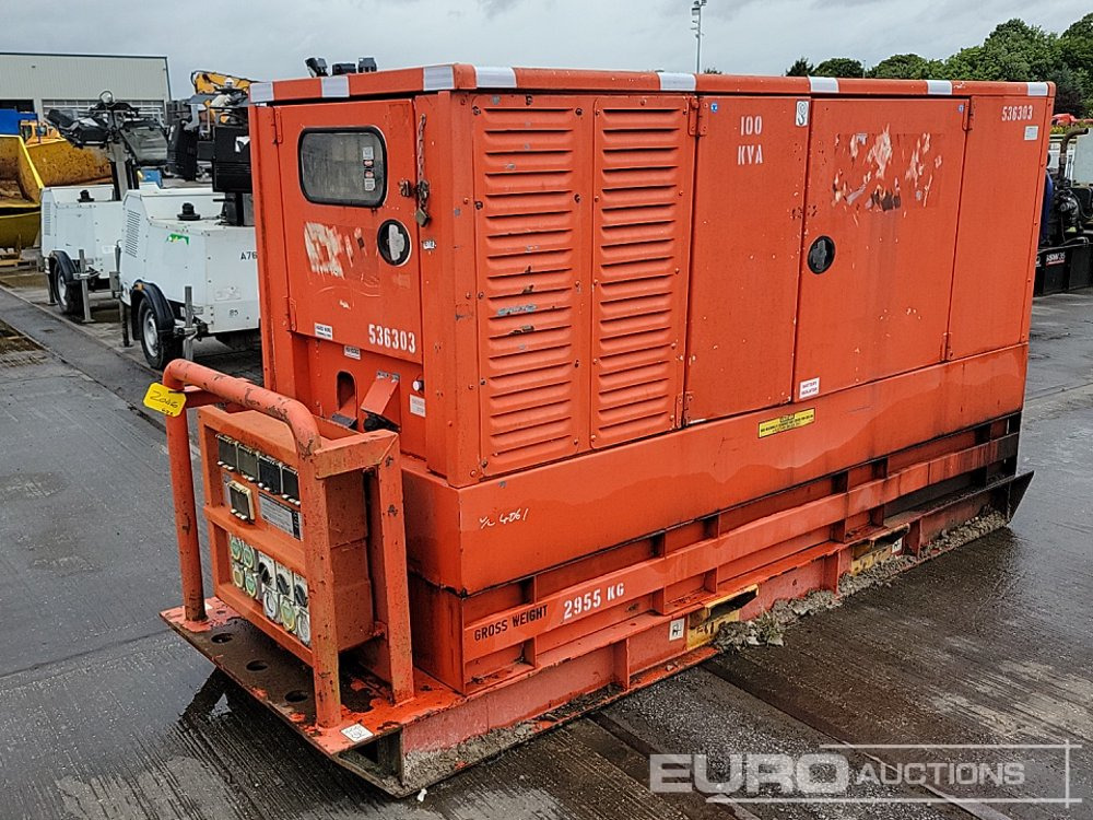 Atlas Copco 100kVA Generator, 4 Cylnder Engine - Електричний генератор: фото 1 Atlas Copco 100kVA Generator, 4 Cylnder Engine - Електричний генератор: фото 1