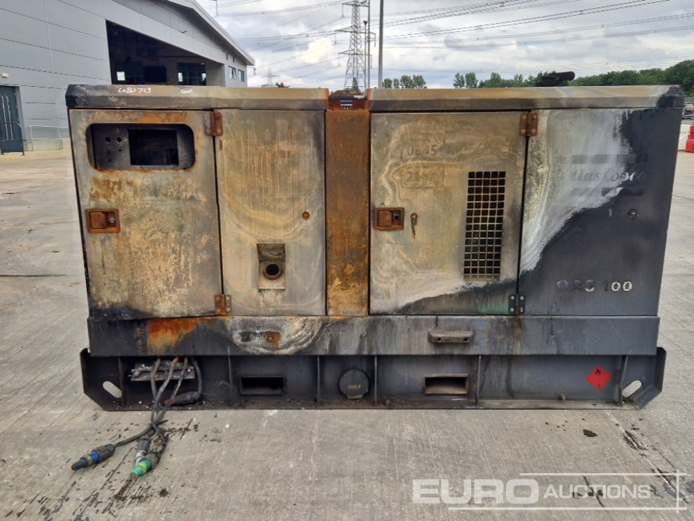 Електричний генератор Atlas Copco QAS100 Generator, 4 Cylinder Engine, QAS60 ST3 60kVA Generator, 4 Cylinder Engine (2 of), QAS40 Generator, 4 Cylinder Engine (Fire Damage): фото 8