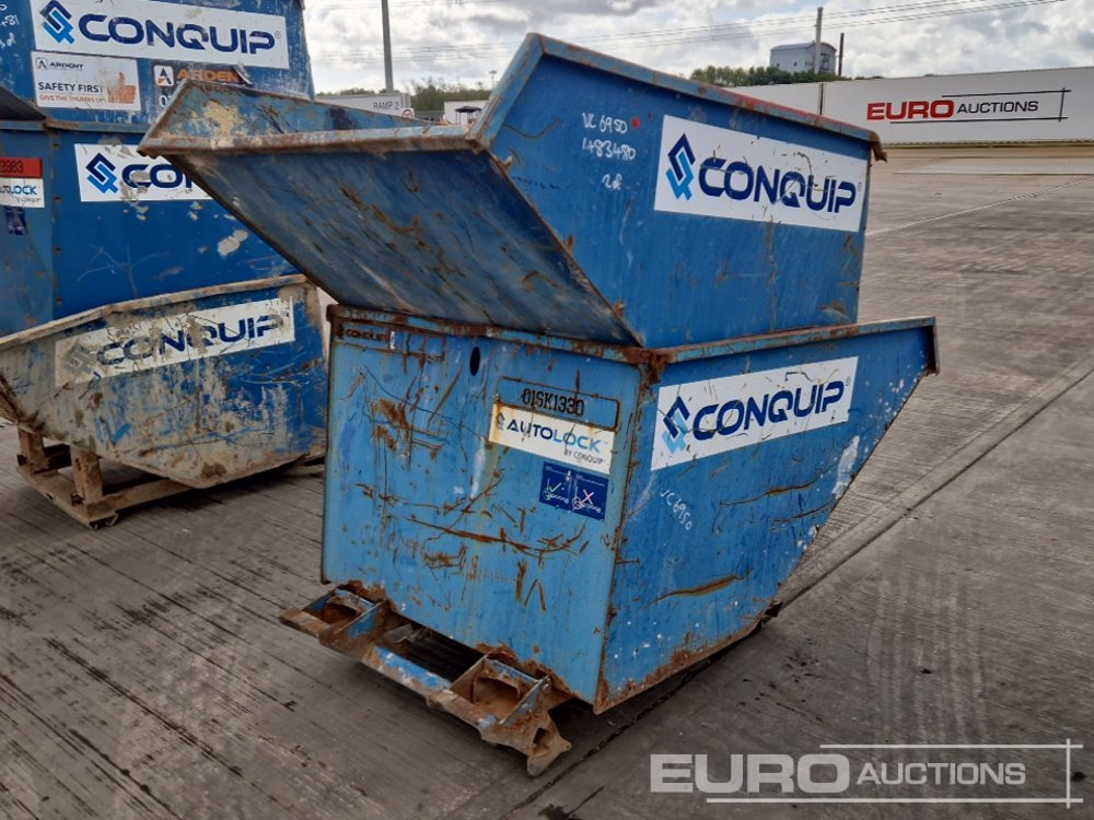 Conquip Tipping Skip to suit Forklift (2 of) - Перекидний контейнер: фото 1 Conquip Tipping Skip to suit Forklift (2 of) - Перекидний контейнер: фото 1