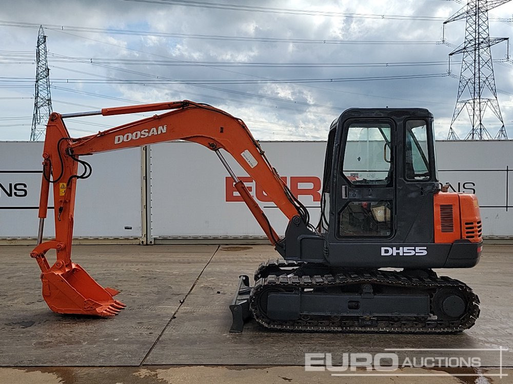Doosan DH55-V - Міні-екскаватор: фото 2 Doosan DH55-V - Міні-екскаватор: фото 2