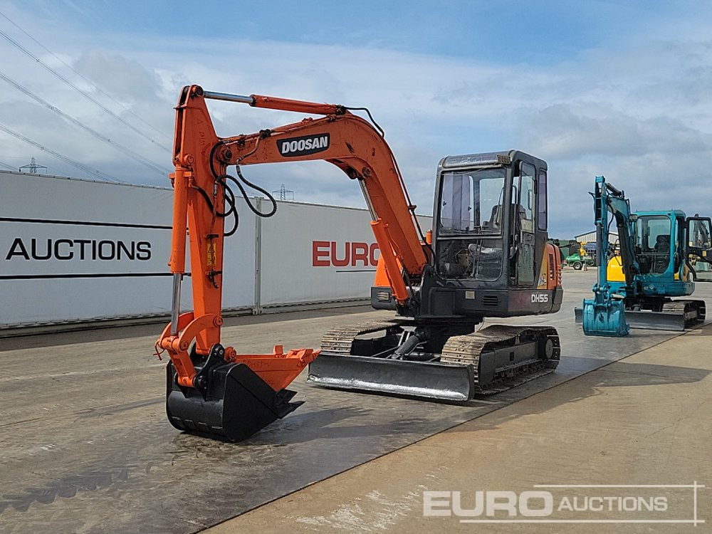 Doosan DH55-V - Міні-екскаватор: фото 1 Doosan DH55-V - Міні-екскаватор: фото 1