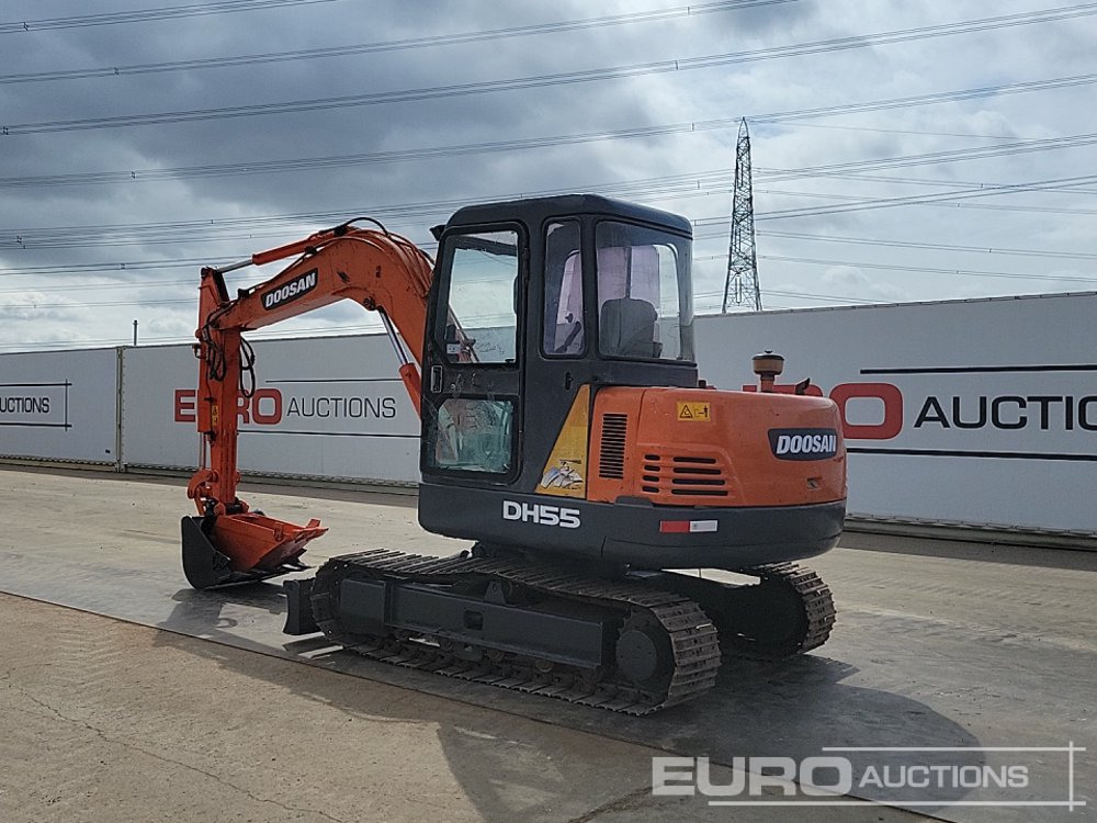 Doosan DH55-V - Міні-екскаватор: фото 3 Doosan DH55-V - Міні-екскаватор: фото 3