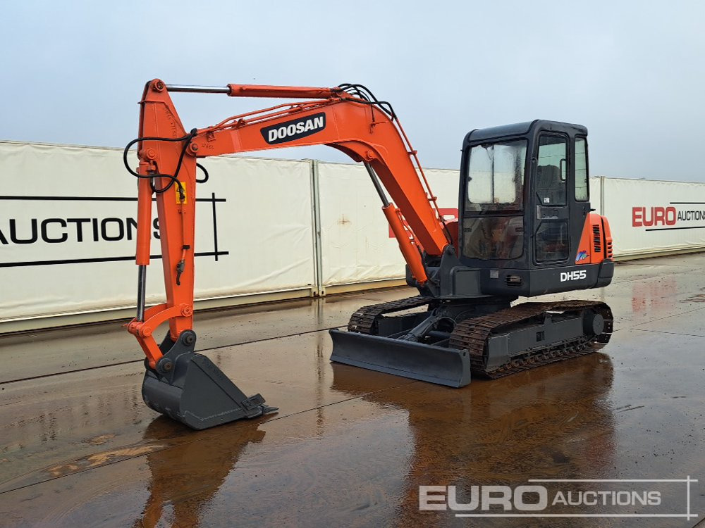 Doosan DH55-V - Міні-екскаватор: фото 1 Doosan DH55-V - Міні-екскаватор: фото 1