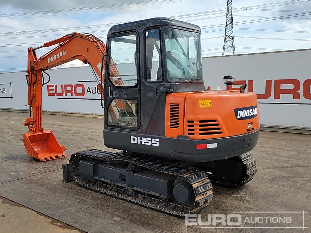 Doosan DH55-V - Міні-екскаватор: фото 3 Doosan DH55-V - Міні-екскаватор: фото 3