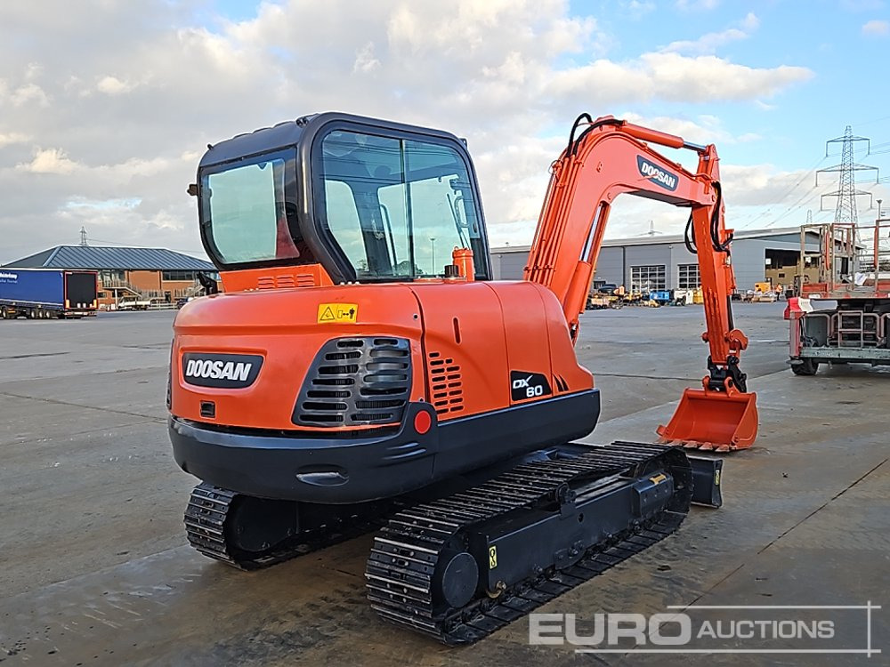Doosan DX60 - Міні-екскаватор: фото 5 Doosan DX60 - Міні-екскаватор: фото 5