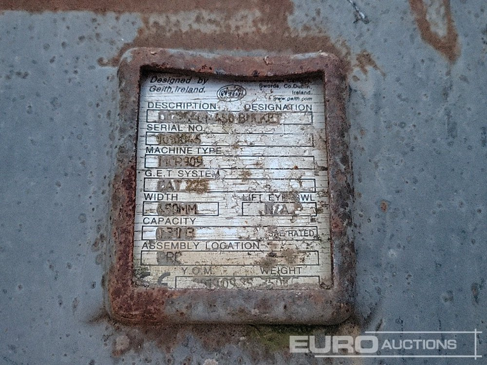 Ківш Geith 18" Digging Bucket 80mm Pin to suit 20 Ton Excavator: фото 14 Ківш Geith 18" Digging Bucket 80mm Pin to suit 20 Ton Excavator: фото 14