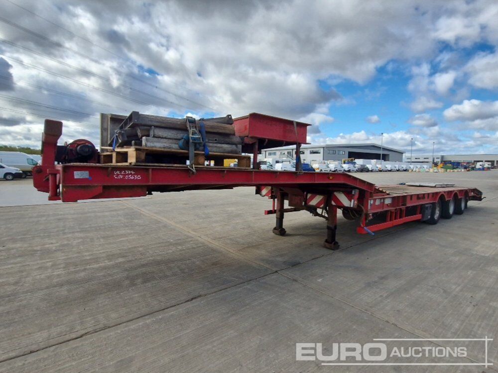 M&G Trailers Ltd, Step Frame Low Loader Tri Axle Rear Steering, 3m Extendable C/w Out Riggers & Alloy Ramps - Низькорамна платформа причіп: фото 1 M&G Trailers Ltd, Step Frame Low Loader Tri Axle Rear Steering, 3m Extendable C/w Out Riggers & Alloy Ramps - Низькорамна платформа причіп: фото 1