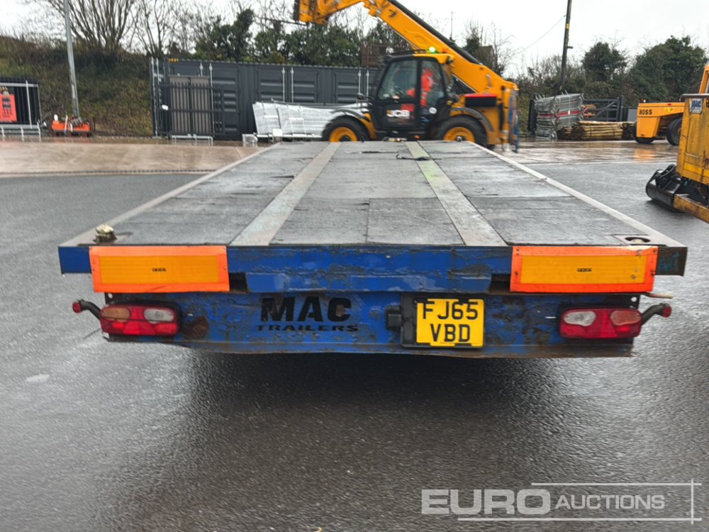 MAC Twin Axle Drawbar Drag Trailer, Twist Locks - Бортовий причіп/ Платформа: фото 4 MAC Twin Axle Drawbar Drag Trailer, Twist Locks - Бортовий причіп/ Платформа: фото 4