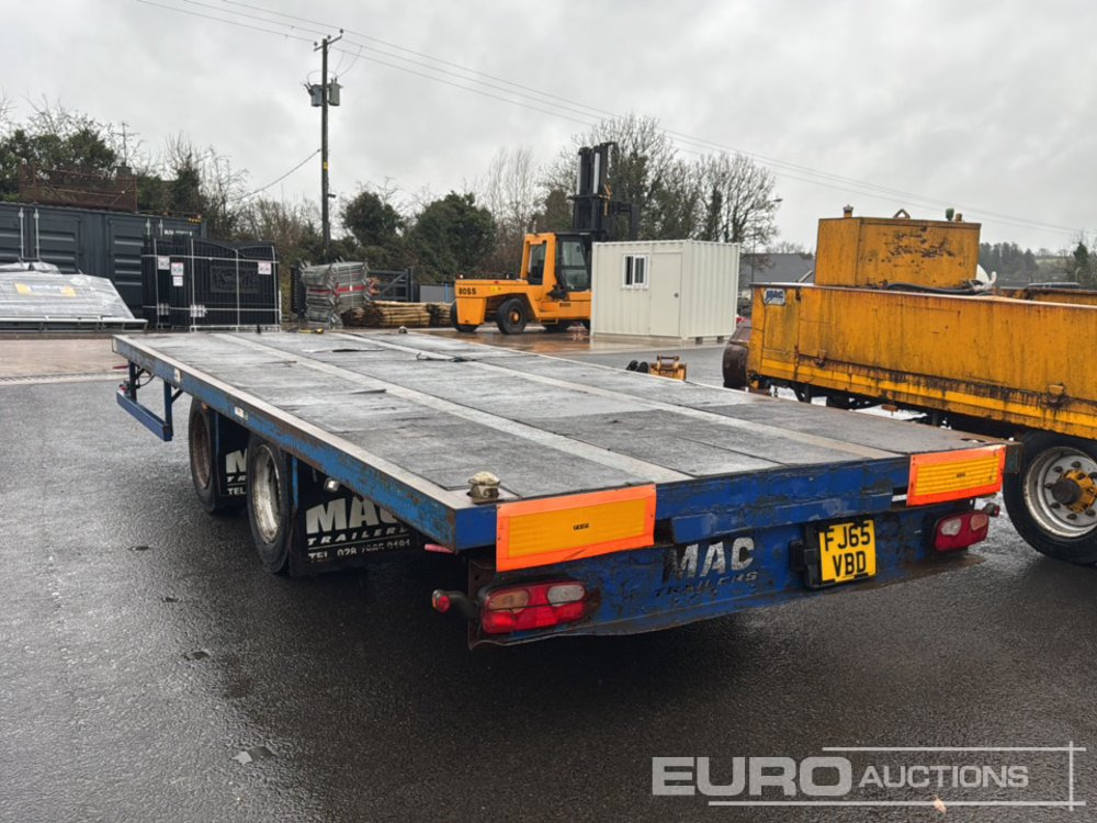 MAC Twin Axle Drawbar Drag Trailer, Twist Locks - Бортовий причіп/ Платформа: фото 3 MAC Twin Axle Drawbar Drag Trailer, Twist Locks - Бортовий причіп/ Платформа: фото 3