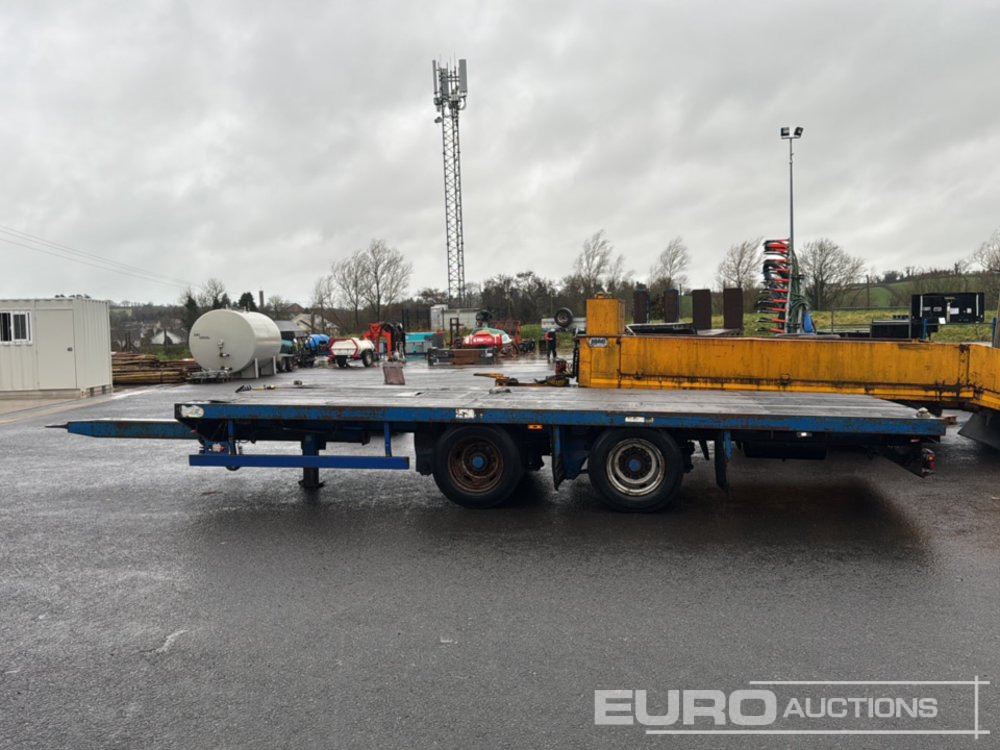 MAC Twin Axle Drawbar Drag Trailer, Twist Locks - Бортовий причіп/ Платформа: фото 2 MAC Twin Axle Drawbar Drag Trailer, Twist Locks - Бортовий причіп/ Платформа: фото 2