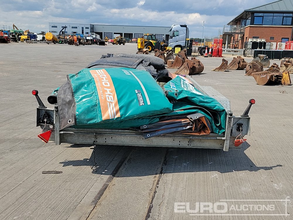 Meredith & Eyre 3.5 Ton Twin Axle Plant Trailer, Soundproofing Barriers (10 of) - Причіп для перевезення спецтехніки: фото 4 Meredith & Eyre 3.5 Ton Twin Axle Plant Trailer, Soundproofing Barriers (10 of) - Причіп для перевезення спецтехніки: фото 4