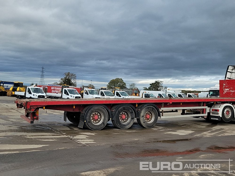 Montracon Tri Axle Flat Bed Trailer - Бортовий напівпричіп/ Платформа: фото 5 Montracon Tri Axle Flat Bed Trailer - Бортовий напівпричіп/ Платформа: фото 5
