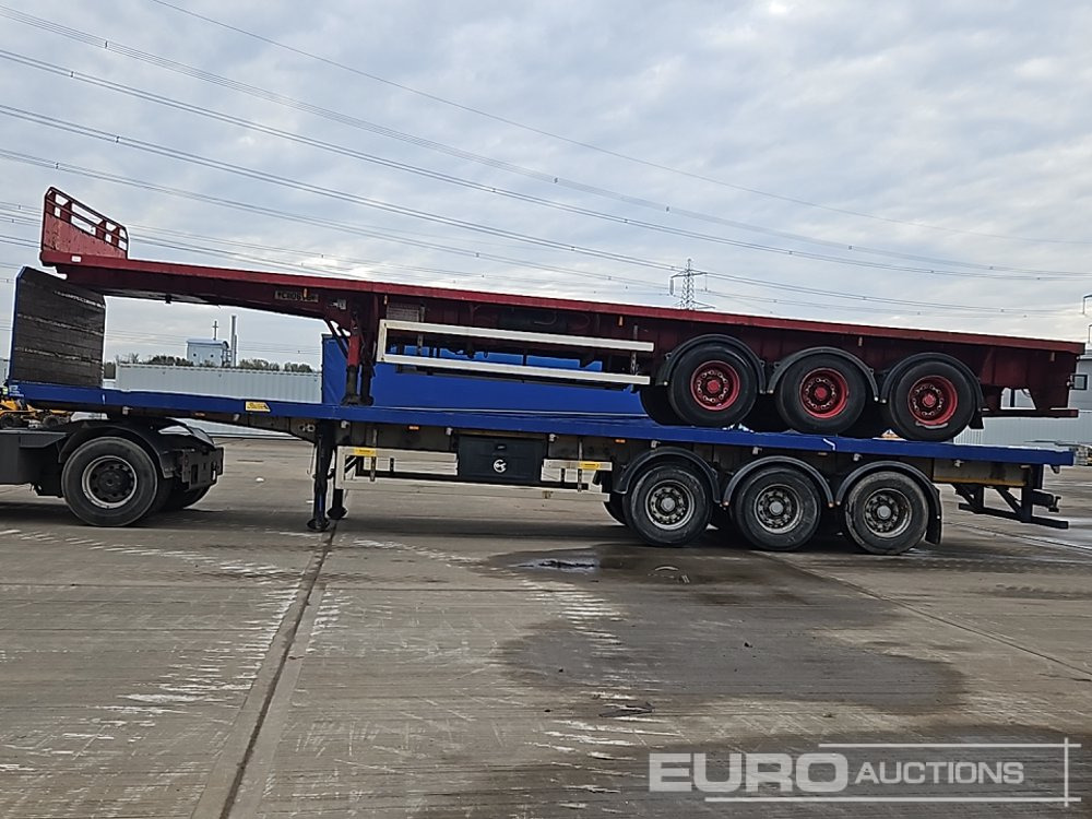 Montracon Tri Axle Flat Bed Trailer - Бортовий напівпричіп/ Платформа: фото 2 Montracon Tri Axle Flat Bed Trailer - Бортовий напівпричіп/ Платформа: фото 2