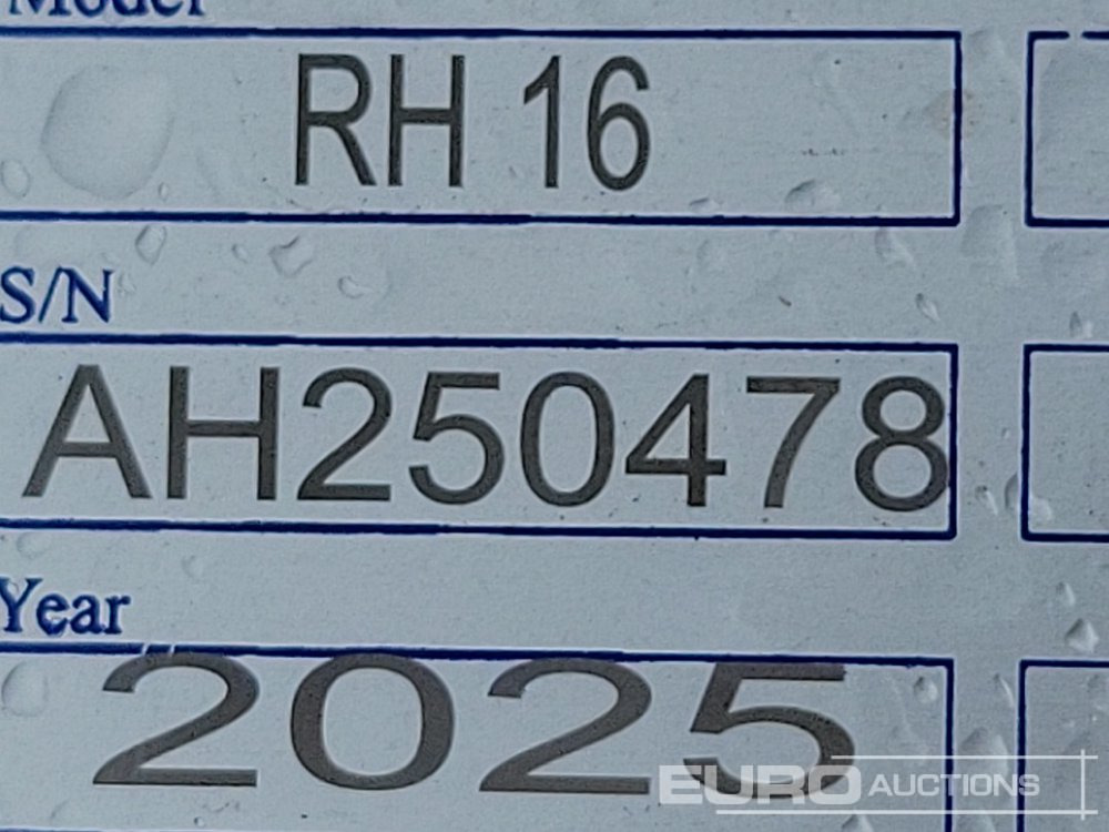 Навісне обладнання в категорії Екскаватори Unused 2025 Mustang RH16: фото 17