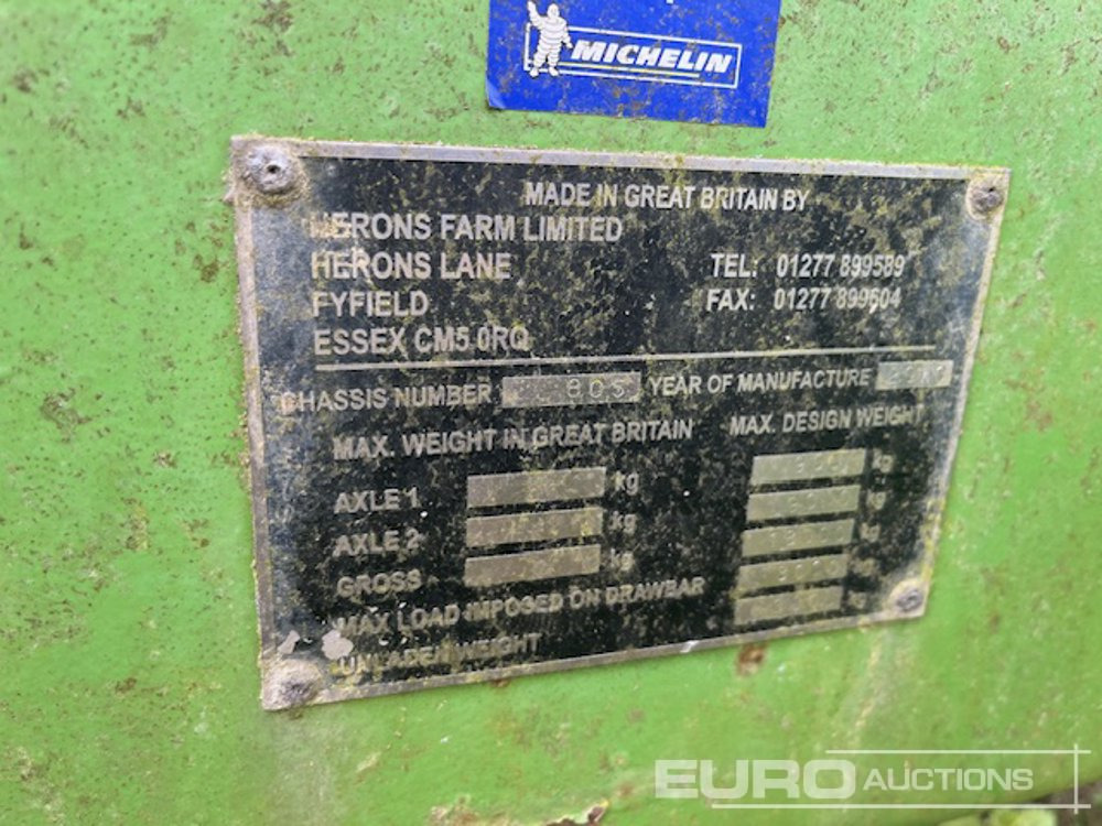 Redrock 16 Ton - Сільськогосподарський причіп: фото 4 Redrock 16 Ton - Сільськогосподарський причіп: фото 4