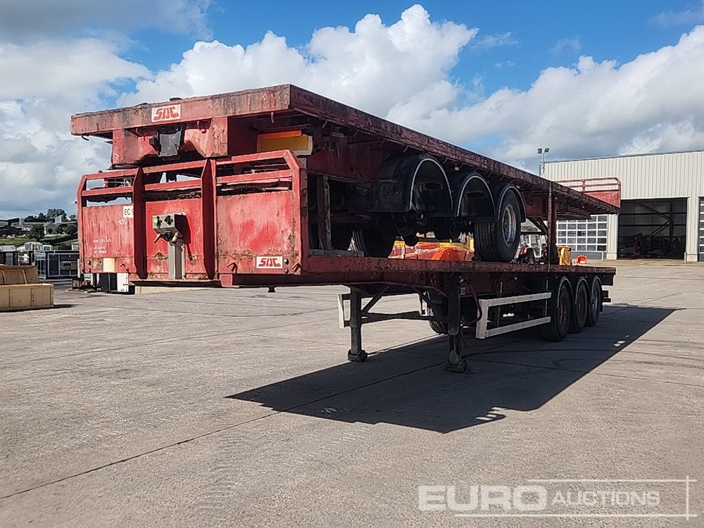 SDC 42 & 40' Tri Axle Flat Trailer, BPW Axles (2 of) - Бортовий напівпричіп/ Платформа: фото 1 SDC 42 & 40' Tri Axle Flat Trailer, BPW Axles (2 of) - Бортовий напівпричіп/ Платформа: фото 1