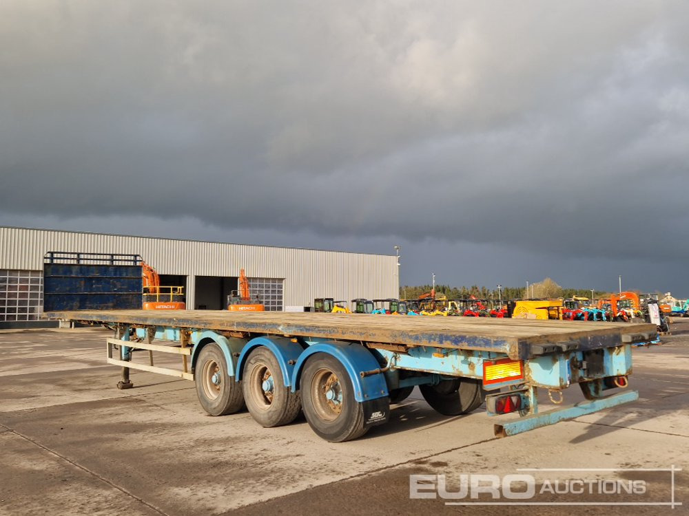 SDC 45' Tri Axle Flat Trailer, BPW Axles - Бортовий напівпричіп/ Платформа: фото 2 SDC 45' Tri Axle Flat Trailer, BPW Axles - Бортовий напівпричіп/ Платформа: фото 2