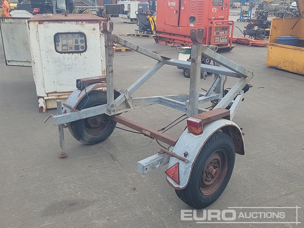 Single Axle Cable Reel Trailer - Причіп для перевезення спецтехніки: фото 5 Single Axle Cable Reel Trailer - Причіп для перевезення спецтехніки: фото 5