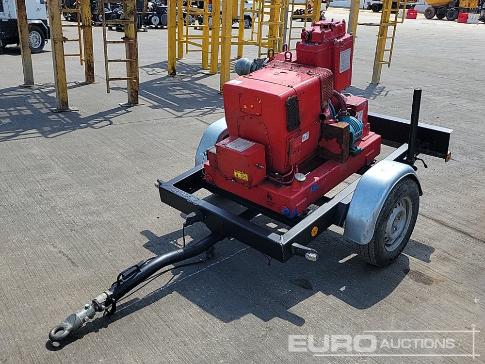 Sykes Single Axle 4" Water Pump, Diesel Engine - Насос для води: фото 1 Sykes Single Axle 4" Water Pump, Diesel Engine - Насос для води: фото 1