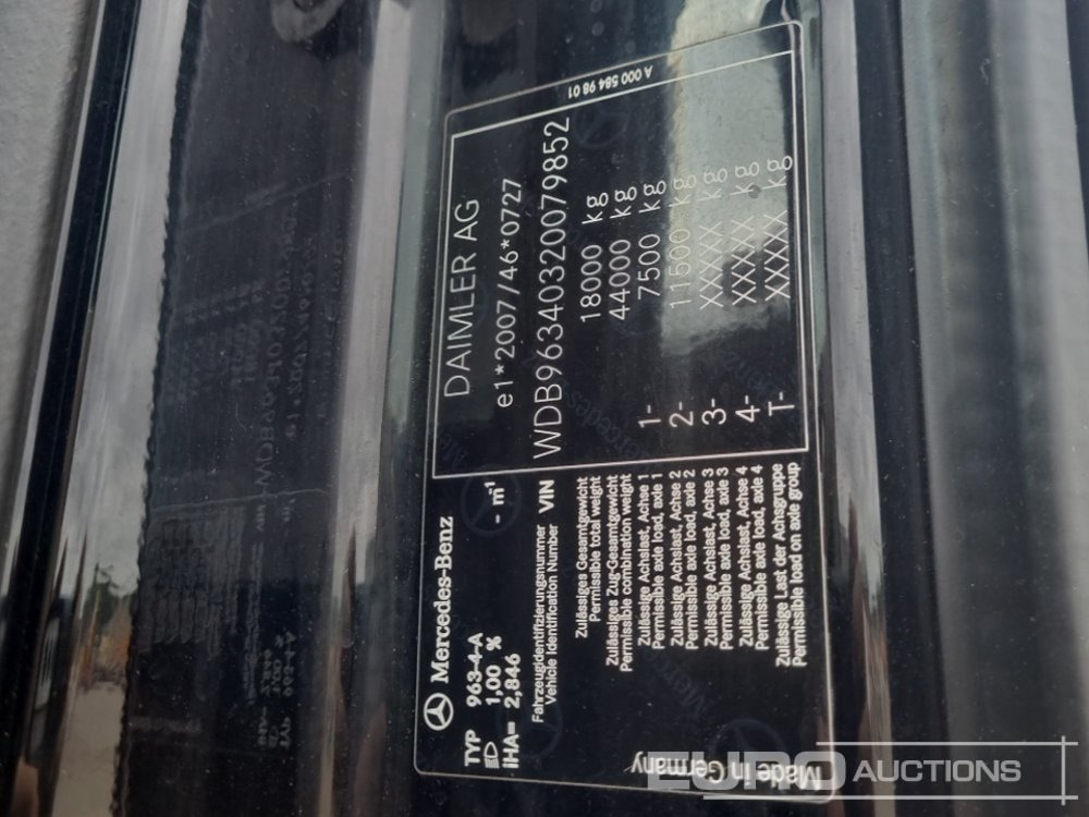 Тягач 2016 Mercedes Actros 1840: фото 32