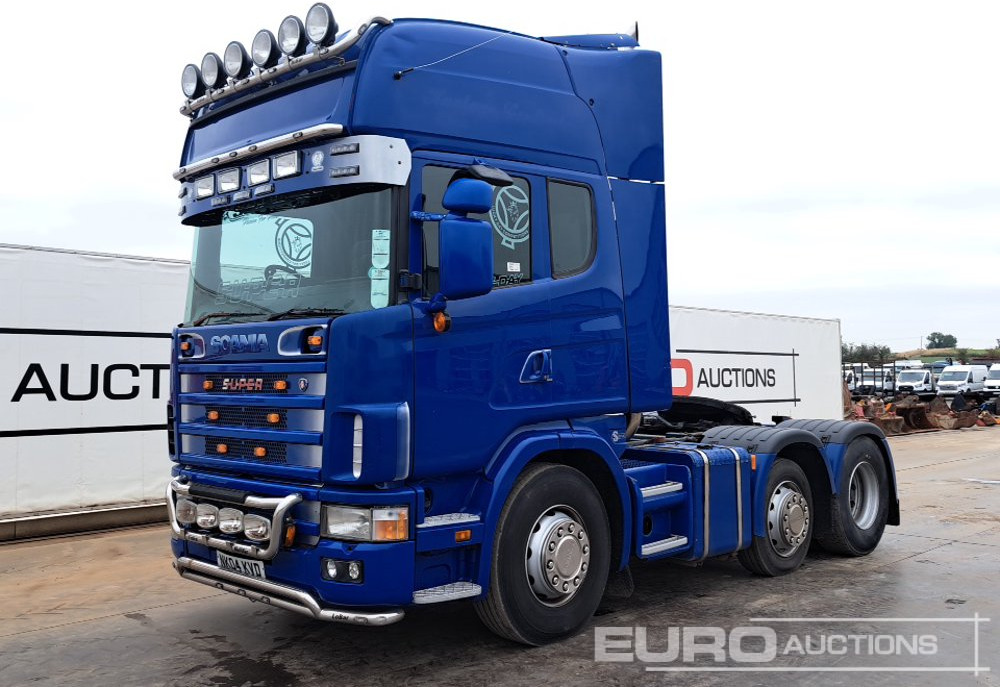 Scania 6x2 Midlift, Twin Steer, Manual Gearbox, Cruise Control, Slider (Reg. Docs. Available) - Тягач: фото 1 Scania 6x2 Midlift, Twin Steer, Manual Gearbox, Cruise Control, Slider (Reg. Docs. Available) - Тягач: фото 1