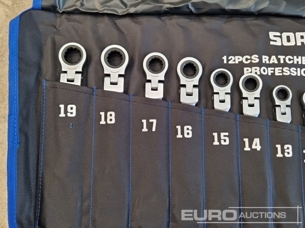 Unused 12pcs Flexible Ratchet Spanner Set, 8-19 mm - Обладнання для гаражів/ Майстерень: фото 4 Unused 12pcs Flexible Ratchet Spanner Set, 8-19 mm - Обладнання для гаражів/ Майстерень: фото 4