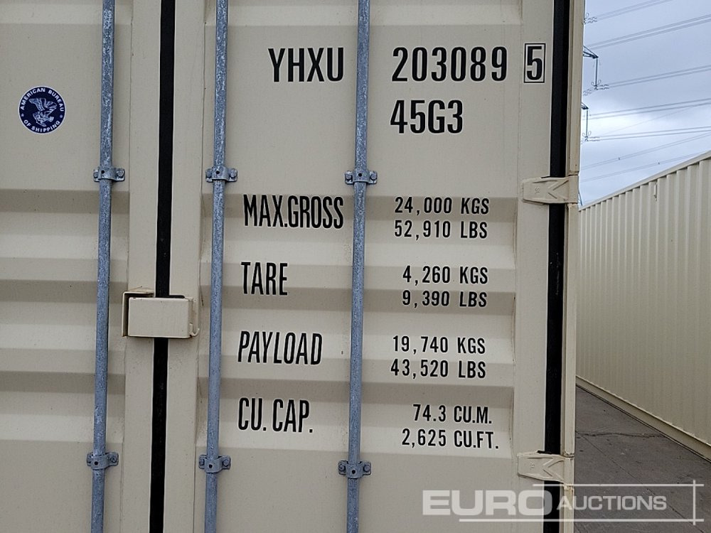 Морський контейнер Unused 2025 40' x 8' HQ Container, 4 Side Doors, 1 End Door (Cannot Be Reconsigned): фото 19