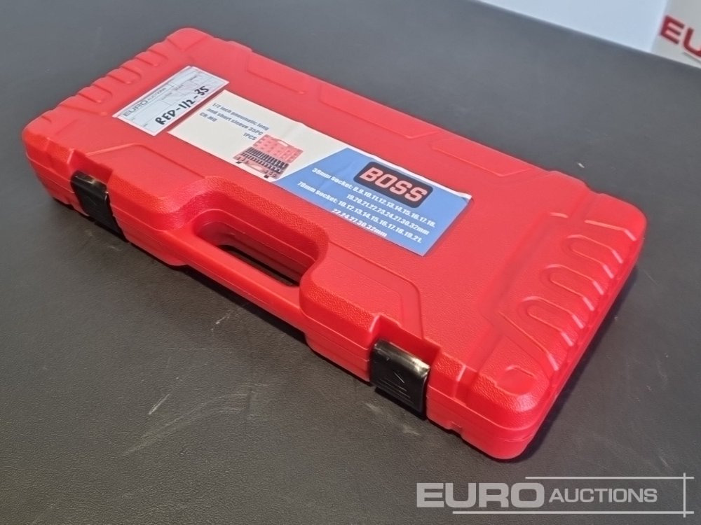 Unused 2025 Boss 1/2" 35pc Pneumatic Long & Short Sleeve Socket Set - Обладнання для гаражів/ Майстерень: фото 3 Unused 2025 Boss 1/2" 35pc Pneumatic Long & Short Sleeve Socket Set - Обладнання для гаражів/ Майстерень: фото 3