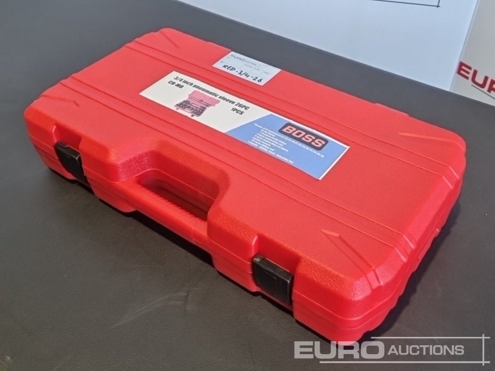 Unused 2025 Boss 3/4" 26pc Heavy Duty Pneumatic Socket Set, 4" Connecting Rod, 8" Connecting Rod Quick Ratchet Wrench, 20" Sliding Road, L Handle Sliding Head Extension Bar - Обладнання для гаражів/ Майстерень: фото 3 Unused 2025 Boss 3/4" 26pc Heavy Duty Pneumatic Socket Set, 4" Connecting Rod, 8" Connecting Rod Quick Ratchet Wrench, 20" Sliding Road, L Handle Sliding Head Extension Bar - Обладнання для гаражів/ Майстерень: фото 3