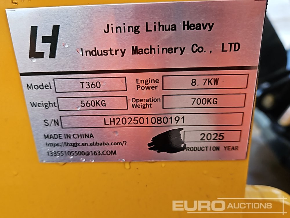 Міні-навантажувач Unused 2025 LIHUA T360: фото 35 Міні-навантажувач Unused 2025 LIHUA T360: фото 35