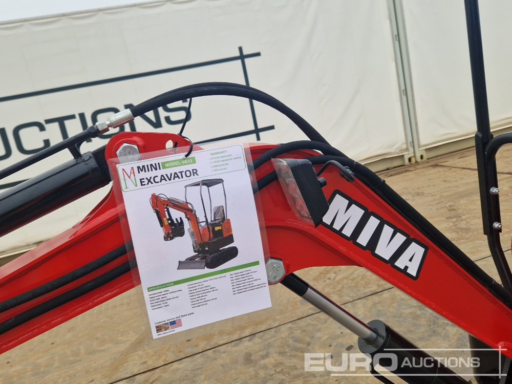 Міні-екскаватор Unused 2025 Miva VA13: фото 13