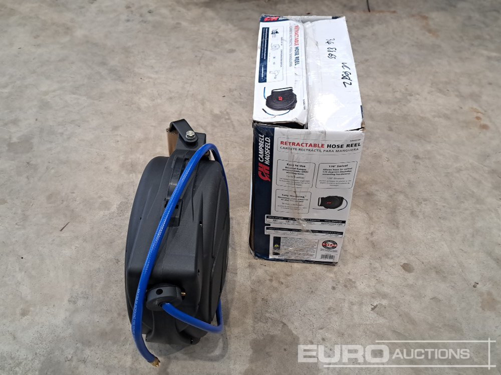 Unused 3/8 x 50ft Retractable Air Hose Reel - Обладнання для гаражів/ Майстерень: фото 2 Unused 3/8 x 50ft Retractable Air Hose Reel - Обладнання для гаражів/ Майстерень: фото 2