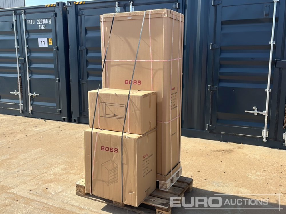 Обладнання для гаражів/ Майстерень Unused Boss 2.6m 9 Drawer, 5 Cabinet Tool Station (3 boxes): фото 20