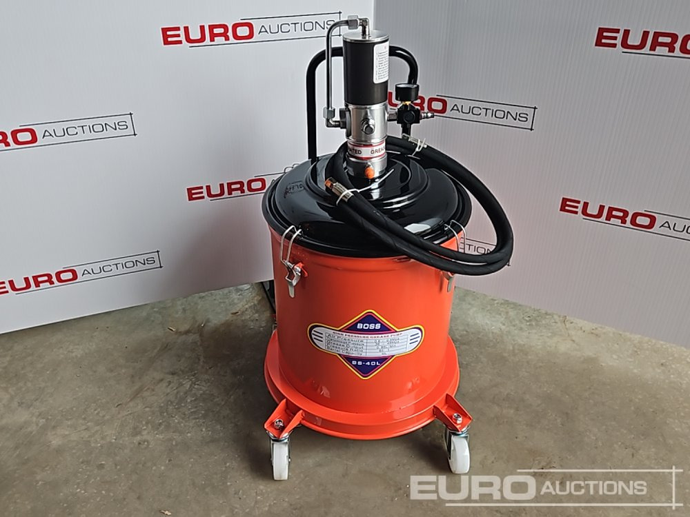 Unused Boss BS-40L 40 Ltr Pneumatic High Pressure Grease Pump - Обладнання для гаражів/ Майстерень: фото 2 Unused Boss BS-40L 40 Ltr Pneumatic High Pressure Grease Pump - Обладнання для гаражів/ Майстерень: фото 2