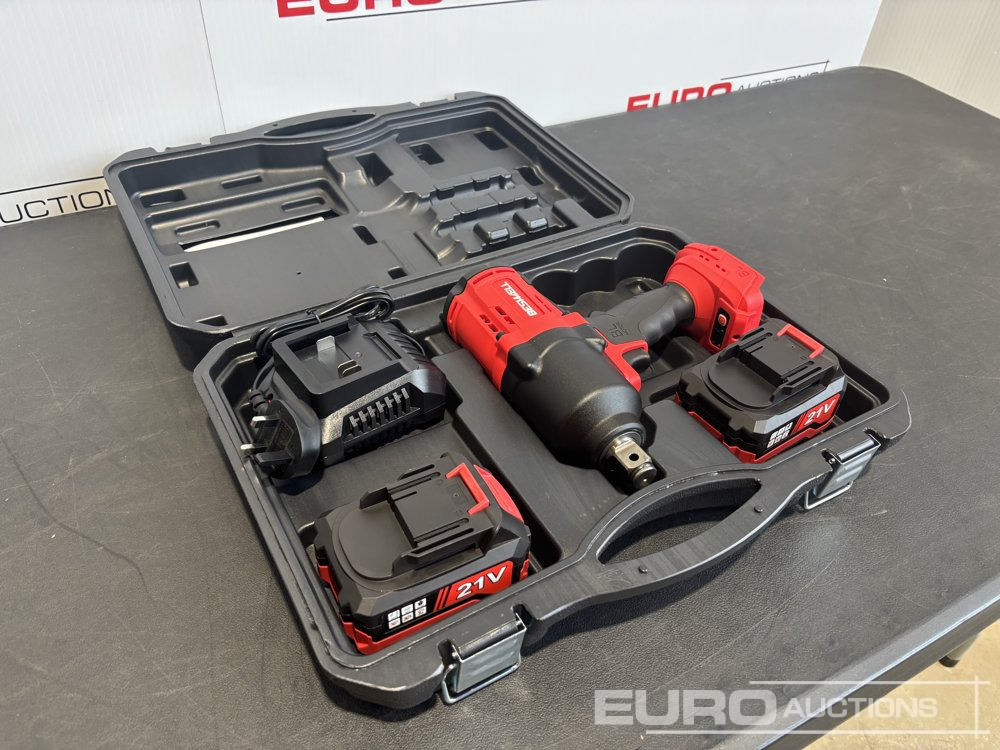Unused CIW-134A 3/4" Brushless Impact Wrench, 2 x 5.0AH Battery with Charger - Обладнання для гаражів/ Майстерень: фото 3 Unused CIW-134A 3/4" Brushless Impact Wrench, 2 x 5.0AH Battery with Charger - Обладнання для гаражів/ Майстерень: фото 3