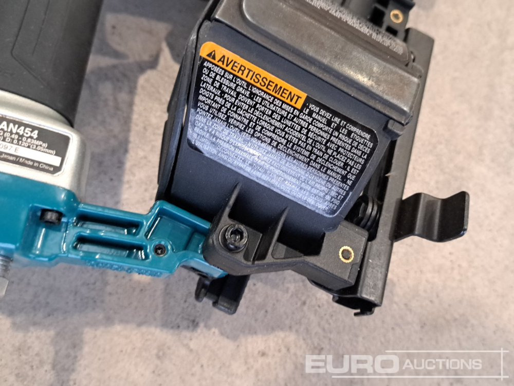 Будівельне обладнання Unused Makita AN454 Prenumatic Nailer (Body Only): фото 16 Будівельне обладнання Unused Makita AN454 Prenumatic Nailer (Body Only): фото 16