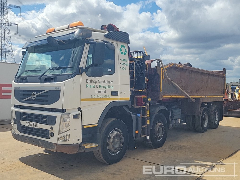 Volvo FM370 - Самоскид вантажівка, Вантажівка з маніпулятором: фото 1 Volvo FM370 - Самоскид вантажівка, Вантажівка з маніпулятором: фото 1