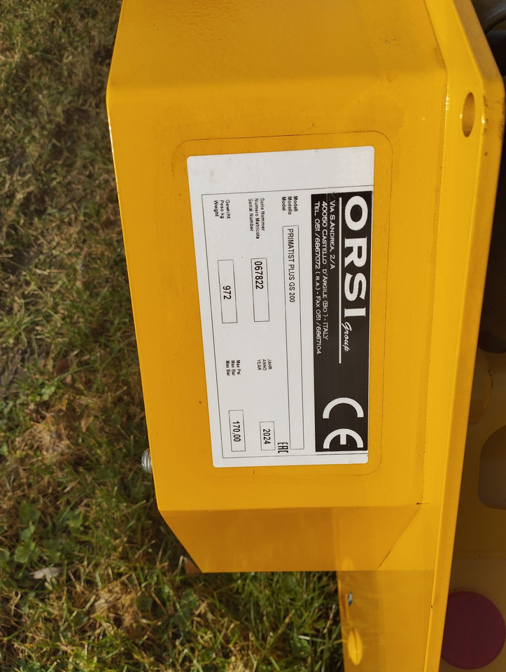 Orsi trincia laterale nuova Primatist Plus GS 200 - Бокова косарка-подрібнювач: фото 3 Orsi trincia laterale nuova Primatist Plus GS 200 - Бокова косарка-подрібнювач: фото 3